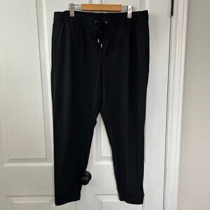RW&CO Black Pull On Ankle Pants XL Stretch Work Trousers